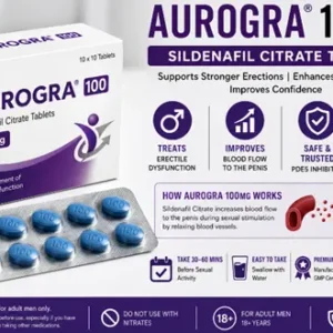 Aurogra 100mg sildenafil citrate tablet educational guide for erectile dysfunction