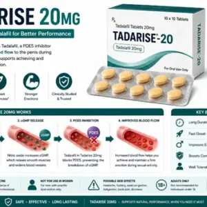 Tadarise 20mg tadalafil educational guide for erectile dysfunction