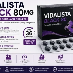 Vidalista Black 80mg tadalafil tablets educational guide for erectile dysfunction