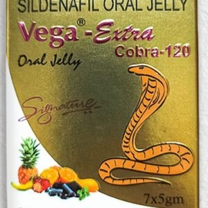 Illustrative packaging concept for Cobra 120mg Oral Jelly